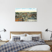 ノーザンエアビューオブメイン通り キャンバスプリント (インサイチュ (寝室))