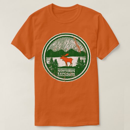 ノーザンエクスポージャーAlaska Tシャツ (デザイン正面)