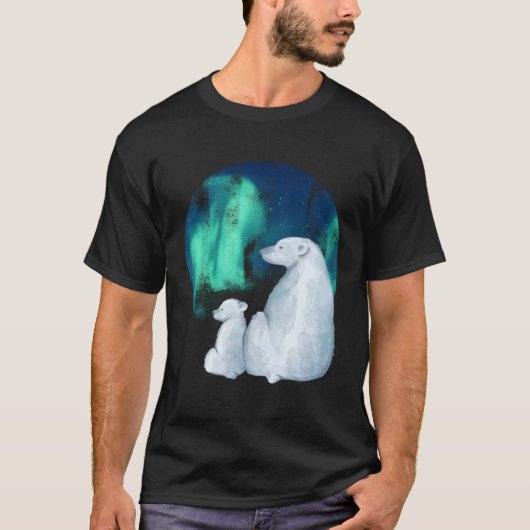 ノーザンオーロラボレアリスライトキュート極母 Tシャツ (正面)