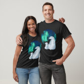 ノーザンオーロラボレアリスライトキュート極母 Tシャツ (ユニセックス)