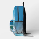 ノーザンガネットの海岸ビーチ写真 プリントバックパック (右)