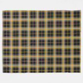 ノーザンケンタッキー大学タータンチェック フリースブランケット (正面(横))