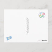 ノーザンコネチカットでの秋の夕日 ポストカード (裏面)