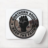 ノーザンソウルクロムとブラック マウスパッド (マウス)