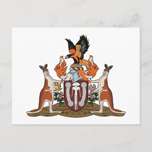 ノーザンテリトリーコート・オブ・アームズ ポストカード (正面)