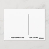 ノーザンネバダサンセット ポストカード (裏面)