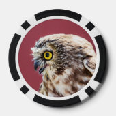 ノーザンノコギリフクロウポートレート ポーカーチップ (裏面)