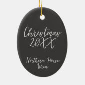 ノーザンハウスウォレン絵を描バードズイヤー セラミックオーナメント (裏面)