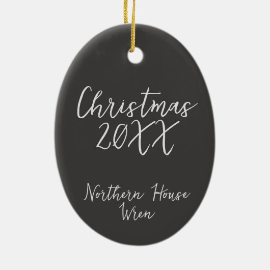 ノーザンハウスウォレン絵を描バードズイヤー セラミックオーナメント (裏面)