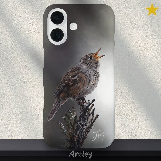 ノーザンハウスウォレン絵を描バード名前をカスタムする Case-Mate iPhoneケース