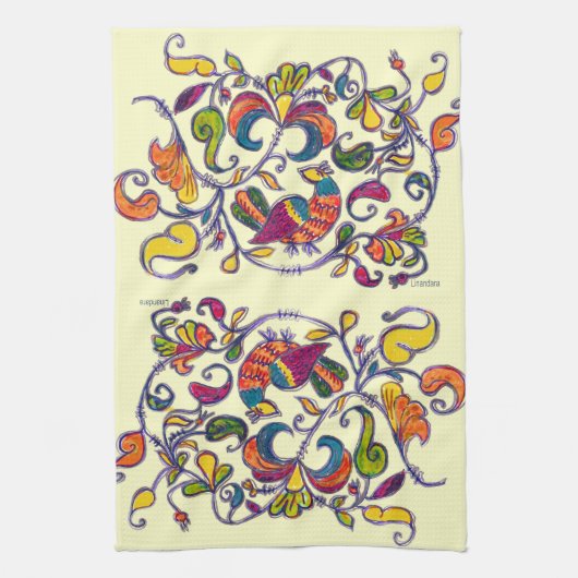 ノーザンバード キッチンタオル (縦)