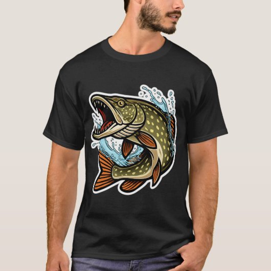 ノーザンパイクのジャンプステッカー Tシャツ (正面)