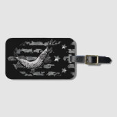 ノーザンパイクタイガームスキー魚釣り恋人 ラゲッジタグ (正面横)