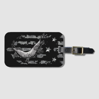 ノーザンパイクタイガームスキー魚釣り恋人 ラゲッジタグ