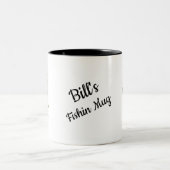 ノーザンパイクフィッシャーマンパーソナライズされたズ ツートーンマグカップ (中央)