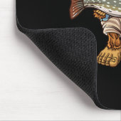 ノーザンパイク魚釣りビッグフット狩りフィッシャーズ マウスパッド (コーナー)