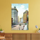 ノーザンビューオブセカンドアヴェfromパイク通り キャンバスプリント (インサイチュ (リビング))