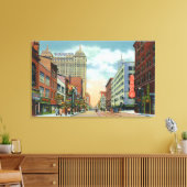 ノーザンビューオブメイン通り キャンバスプリント (インサイチュ (リビング))