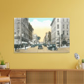 ノーザンビューオブワシントン通りfrom Court キャンバスプリント (インサイチュ (リビング))