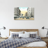 ノーザンビューオブワシントン通りfrom Court キャンバスプリント (インサイチュ (寝室))