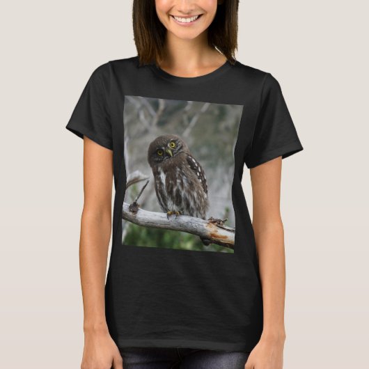 ノーザンピグミーフクロウTシャツ Tシャツ (正面)
