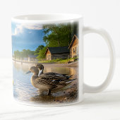 ノーザンピンテールダックデジタルマグラップデザイン コーヒーマグカップ