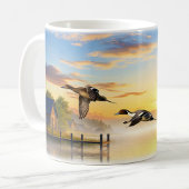 ノーザンピンテールダックデジタルマグラップデザイン コーヒーマグカップ