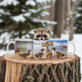 ノーザンピンテールダックデジタルマグラップデザイン コーヒーマグカップ