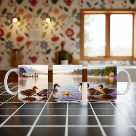 ノーザンピンテールダックデジタルマグラップデザイン コーヒーマグカップ