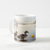 ノーザンピンテールダックデジタルマグラップデザイン コーヒーマグカップ (正面左)