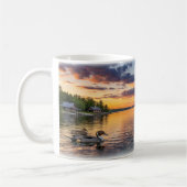 ノーザンピンテールダックデジタルマグラップデザイン コーヒーマグカップ (左)