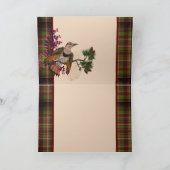 ノーザンフィッカーのクリスマスグリーティング カード (内部)