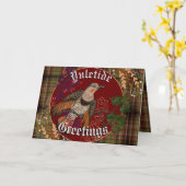 ノーザンフラッカーのクリスマスグリーティング カード (黄色い花)