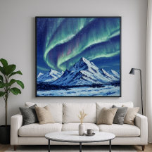 ノーザンマウンテンズパインターリースタイルランドスケープアート