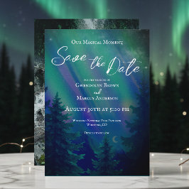 ノーザンライツの魔法の瞬間 写真付きSave the Date
