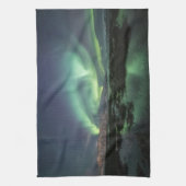 ノーザンライツアストロ写真 キッチンタオル (縦)