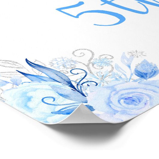 ノーザンライツアークティックアニマルズ誕生日歓迎 ポスター (角)