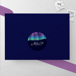 ノーザンライツウィンターウェディング ラウンドシール