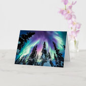 ノーザンライツウィンターフォレストメリークリスマス 箔シーズンカード (蘭)