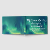 ノーザンライツオーロラオーロラスターリーナイト結婚ズ ゲストブック (全面)