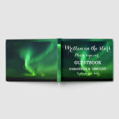 ノーザンライツオーロラオーロラスターリーナイト結婚ズ ゲストブック (全面)