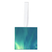 ノーザンライツオーロラオーロラボレアリスアラスカスターズ キューブオーナメント (正面)