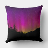 ノーザンライツオーロラオーロラボレリススターリーナイトスカイ クッション (裏面)