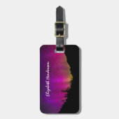 ノーザンライツオーロラオーロラボレリススターリーナイトスカイ ラゲッジタグ (正面縦)