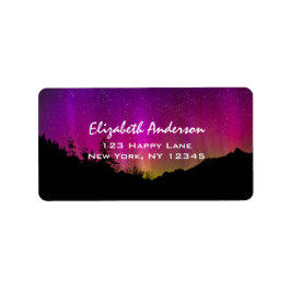 ノーザンライツオーロラオーロラボレリススターリーナイトスカイ ラベル