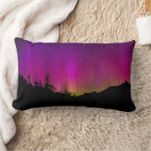 ノーザンライツオーロラオーロラボレリススターリーナイトスカイ ランバークッション (ブランケット)