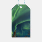 ノーザンライツオーロラオーロラボレリスナイトスカイ結婚ズ ギフトタグ (裏面)