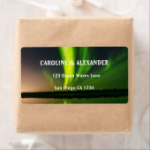 ノーザンライツオーロラオーロラボレリスナイトスカイ結婚ズ ラベル (インサイチュ)