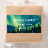 ノーザンライツオーロラオーロラボレリスナイトスカイ結婚ズ ラベル (インサイチュ)