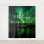 ノーザンライツオーロラオーロラ結婚ボレリス タペストリー (正面)